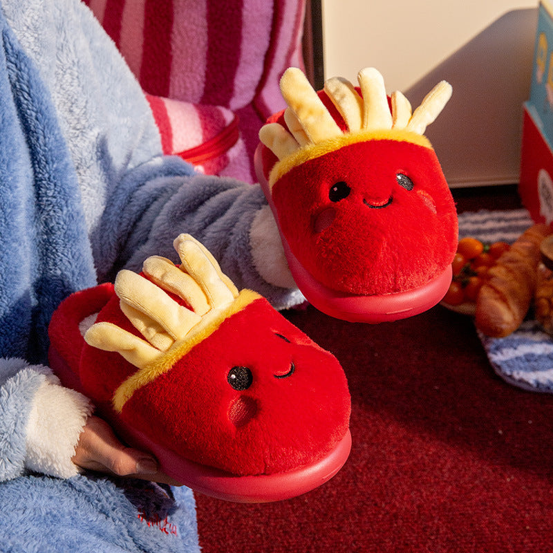 New Indoor Home Cute Cotton Slippers Women