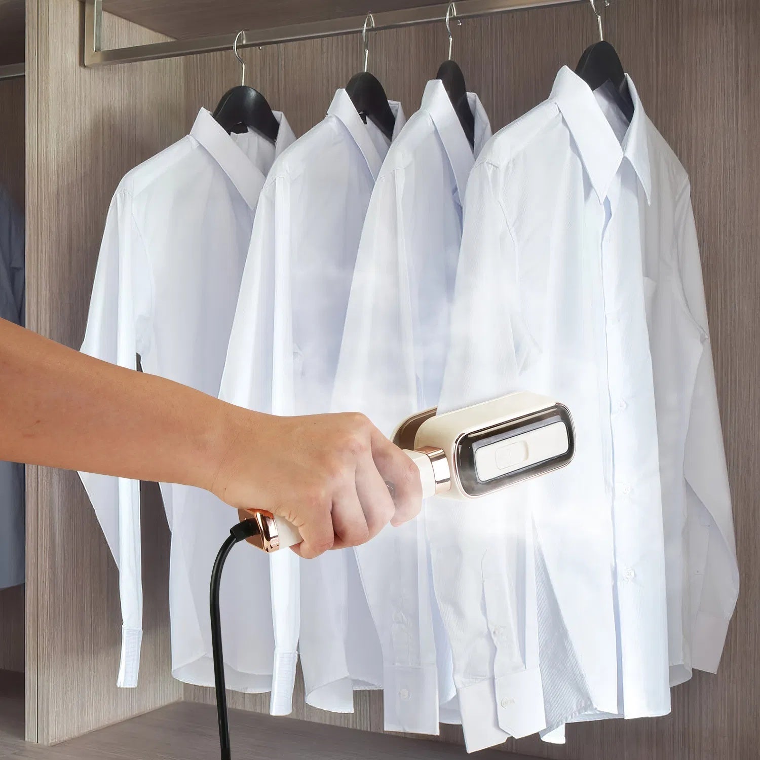 Steam Iron Press 3 In 1 Travel Steamer For Clothes With Flip Head Portable Handheld Flat Iron 1000W Wrinkles Remover Wet And Dry Ironing Garment Steamer 20S Fast Heat Up GPCT5460