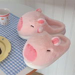 Home Warm Cute Cartoon Capabala Cotton Slippers