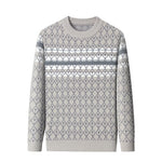 Fashion New Round Neck Pullover Mink Knitted Sweater Men