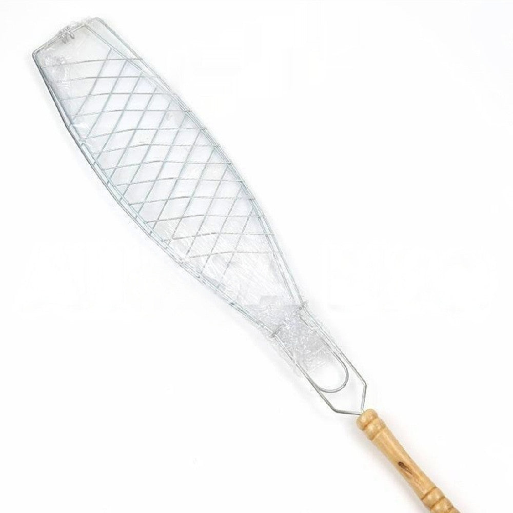 Electroplated Wooden-handled Small Single Fish